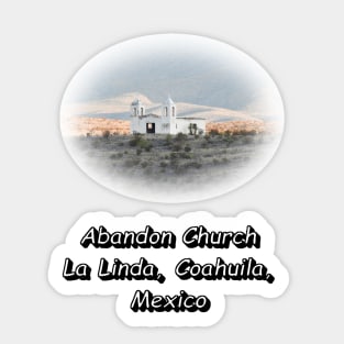 La Linda Abandon Church Sticker